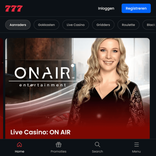 777 casino homepage