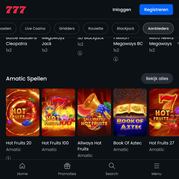 Playtech Roulette bij 777 casino